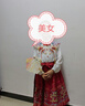 G.DUCKKIDS童裝漢服女童馬面裙套裝春秋季新款中大童中國古風(fēng)刺繡女孩明制唐 紅色套裝+披肩 140 【建議7-10歲】 曬單實(shí)拍圖