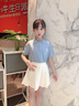 OVE女童套裝夏季2025新款洋氣兒童學(xué)院風(fēng)網(wǎng)球服夏裝大童運動(dòng)時(shí)髦裙子 1566白色 140 140cm 曬單實(shí)拍圖