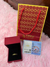 中國黃金（CHINA GOLD）黃金碎碎冰戒指男女足金素圈指環(huán)固口情侶對戒520禮物送老婆女友 碎碎冰戒指 圈號16【國金禮盒】 約1g 曬單實拍圖