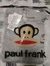 大嘴猴（paul frank）開衫衛(wèi)衣男士春季休閑寬松連帽外套男潮流男裝 淺灰色 L 曬單實(shí)拍圖