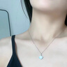 法蔻 FARCOKO奢侈一輩子項鏈女士貝殼品牌吊墜鎖骨鏈情人節禮物送女友老婆520鉆石一貝子項鏈·順豐可刻字賀卡 曬單實(shí)拍圖