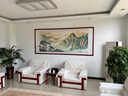 佐羅曼新中式客廳裝飾畫(huà)沙發(fā)背景墻掛畫(huà)2025新款辦公室山水掛畫(huà)靠山圖 旭日東升-客廳畫(huà)沙發(fā)背景畫(huà) 240x80(適合3.0-3.5米沙發(fā))晶瓷 曬單實(shí)拍圖