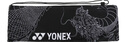 YONEX尤尼克斯羽毛球拍袋拍套yy絨布袋抽繩袋球拍袋可手提肩背BA248CR 黑白色 曬單實(shí)拍圖