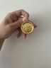 焱金鑫黃金黃財神吊墜999足金包足銀大氣實(shí)心金包銀平安吉祥圓牌送老公 黃財神吊墜【贈黑繩】 包金2.5克總重約25克 曬單實(shí)拍圖