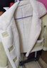 IEF/愛(ài)依服【小個(gè)子】外套冬季新款時(shí)尚保暖磨砂皮外套 淺黃 L 曬單實(shí)拍圖