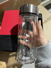 希諾玻璃杯雙層男士喝水杯防燙家用上班泡茶杯公司定制節(jié)日送老公禮物 2025新品-265ml本色-小巧便攜 曬單實(shí)拍圖