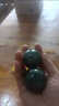 練手玉石球健身球手球玩中老人實(shí)心老年人按摩握球鋼球部轉滾 藥王石52MM2個(gè)【男士】 天然石材 曬單實(shí)拍圖