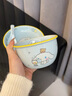 叮旦正版玉桂狗一人食餐具可愛(ài)陶瓷碗筷套裝盤子喬遷新居送禮情侶餐盤 一人食4件套-玉桂狗 曬單實(shí)拍圖