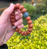 皇玉臣品牌尼泊爾黃皮鳳眼菩提手串男士手持佛珠菩提子原籽文玩手鏈 藍(lán)水翡翠鳳眼菩提手串 曬單實(shí)拍圖
