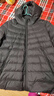 坦博爾輕薄羽絨服女短款連帽百搭休閑秋冬女士外套 黑色 3XL(185) 曬單實(shí)拍圖