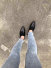 凱利 蕾莉（KELLY REILL）品牌深口中跟通勤單鞋女2025秋季新款方頭粗跟小皮鞋舒適百搭女鞋 棕色 33 曬單實(shí)拍圖