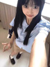 JRET法式正肩短袖藍(lán)色襯衫女夏季2025年新款襯衣修身小個(gè)子娃娃領(lǐng)上衣 藍(lán)色 L 曬單實(shí)拍圖