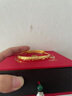 福瑞雅金魚(yú)櫻花黃金手鐲女999足金包足銀實(shí)心推拉可調節手鐲節日送媽媽 金魚(yú)櫻花推拉手鐲 包金1.3克總重約29克 曬單實(shí)拍圖
