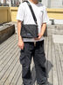 Walker Shop品牌休閑斜挎包男包輕便尼龍單肩包男士背包新款時尚潮流小背包男 黑色小號 升級款（26*20*10CM） 曬單實拍圖