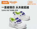 基諾浦（ginoble）學步鞋嬰兒 寶寶鞋秋季男女童鞋 8-18個月機能鞋春秋款 GB2122 白色/粉塵紫 20 125mm 適合腳長125-129mm 曬單實拍圖