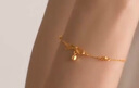 周大福 蝴蝶結(jié) 足金黃金手鏈(工費(fèi)280)15cm 約2.45g EOF1388 曬單實(shí)拍圖