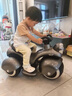 荼梧【德國】兒童電動摩托車三輪車男女孩益智玩具早教生日禮物 烤漆紅【豪華遙控款】6v7電瓶+雙驅+藍牙早教 曬單實拍圖