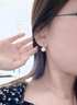 鹿戀s999足銀珍珠精致耳釘熱賣(mài)耳環(huán)小眾高級感耳墜耳飾 珍珠耳釘一對 曬單實(shí)拍圖