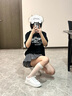 Semir厚底小白鞋春季爆款增高休閑麥昆鞋女SFYM251037 白色 38 曬單實拍圖