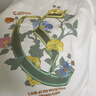 卡賓（CABBEEN）【涼感/印繡】花卉刺繡短袖T恤男生2024夏季新款冰絲潮牌上衣 漂白色02 L /175/50 曬單實拍圖