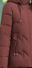 羅蒙（ROMON）25中老年媽媽裝大碼短款棉衣羽絨棉服棉襖媽媽加厚冬裝外套上衣女 商場(chǎng)專(zhuān)柜(鐵銹紅) 3XL 121-135斤 曬單實(shí)拍圖