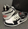 耐克男鞋AIR JORDAN 1 AJ1黑白銀灰低幫板鞋籃球鞋 HF3148-106 40 曬單實(shí)拍圖