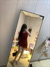 多想余紅色吊帶連衣裙女裙子純欲2025夏季新款度假風(fēng)海邊穿搭沙灘裙性感 紅色荷葉邊辣妹連衣裙 L 曬單實(shí)拍圖