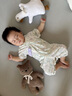 今初（JINCHU）嬰兒衣服連體衣夏季薄款純棉a類(lèi)長(cháng)袖空調服男女寶寶睡衣夏天 夢(mèng)幻小兔/短袖 竹纖維5A抑菌 73cm 建議6-10個(gè)月 曬單實(shí)拍圖