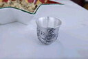 傾城銀樓銀質(zhì)酒具999足銀酒杯手工雕刻禮品節(jié)日送長輩 父親節(jié)禮物 家和萬事興-1個(gè)單酒杯-35克 曬單實(shí)拍圖