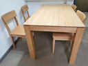 林氏家居北歐全實(shí)木餐桌家用橡木餐桌椅組合小戶型大板桌飯桌子家具LH122 1.4M|大板直拼全實(shí)木餐桌+餐椅*6 曬單實(shí)拍圖
