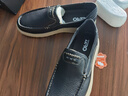 零度Zero男鞋2025新款透氣柔軟羊皮日常百搭套腳縫線(xiàn)加固休閑皮鞋 黑色 40 曬單實(shí)拍圖