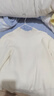 闊色（kuose）白色加絨半高領(lǐng)毛衣女新款秋冬季打底衫大衣內搭厚針織衫 米杏色 M 曬單實(shí)拍圖