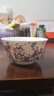 千年慈（QIAN NIAN CI）景德鎮(zhèn)陶瓷壽碗定制加字飯碗壽辰紀(jì)念禮品老人生日飯碗壽宴回禮 中式\福壽綿延(單碗無禮盒) 曬單實拍圖