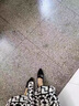 凱利 蕾莉（KELLY REILL）一腳蹬大小碼皮鞋單鞋瓢鞋女平底2025春秋新款豆豆鞋樂福鞋女粗跟 黑色 33 (215mm) 曬單實拍圖