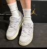 耐克（NIKE）AJ4籃球鞋女鞋秋季新款A(yù)ir Jordan 4氣墊運(yùn)動(dòng)鞋緩震低幫休閑鞋F(xiàn)Q7940-001淺灰37.5 曬單實(shí)拍圖