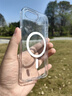 spigen適用蘋果iphone16 e手機(jī)殼新款16E男女Mag Fit強(qiáng)力磁吸保護(hù)套時尚透明硅膠軟外殼輕薄氣囊防摔 全透明（升級磁吸款） 蘋果16e 曬單實拍圖