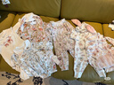OAK FAMILY嬰兒短袖紗布包屁衣寶寶衣服夏季新生兒爬服母嬰a類 夢境樂園 不含帽子 80cm （推薦9-18個月） 曬單實拍圖