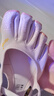 Vibram女室內(nèi)健身訓(xùn)練瑜伽舞蹈鞋普拉提五趾鞋便攜赤足透氣五指鞋VSOUL 灰粉色/珊瑚橙 39 曬單實(shí)拍圖