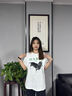 MARDI官方正品經(jīng)典臘腸狗字母短袖t恤修身顯瘦圓領(lǐng)純棉寬松上衣 白色 S 曬單實(shí)拍圖