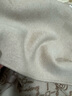 三只小山羊貴奢100純羊絨大衣女士長(cháng)款大衣 白色 L 曬單實(shí)拍圖