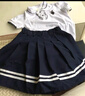 G.DUCKKIDS女童夏裝套裝2024新款洋氣兒童衣服女孩夏季百褶裙學(xué)院風(fēng)衣服兩件 白色一套 150 建議140-150cm11-12歲 曬單實(shí)拍圖