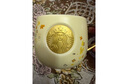 星巴克（Starbucks）杯子金桂花銅章馬克杯帶蓋勺辦公室咖啡杯大容量水杯中秋節禮物 金桂杯單杯原盒裝(不含勺子) 曬單實(shí)拍圖