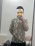 吻藝秀女士短袖高檔女時尚一點(diǎn)洋氣減齡高端上衣半截袖夏季夏天氣質(zhì)顯瘦 杏色 L 建議100-110斤 曬單實拍圖