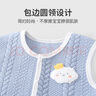 優(yōu)奇嬰兒馬甲秋冬季保暖男女寶寶衣服打底內(nèi)穿新生兒坎肩夾棉背心上衣 曬單實(shí)拍圖
