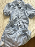 妙奕嘉連衣裙女2025春夏新款純欲裙子夏季小香風(fēng)小個(gè)子穿搭套裝女兩件套 學(xué)院風(fēng)蝴蝶結條紋襯衫裙套裝 M 【建議110斤以?xún)取?曬單實(shí)拍圖