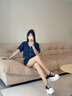 duomeiren小個(gè)子33碼厚底內(nèi)增高百搭坡跟真皮休閑鞋小白鞋單鞋厚底鞋網(wǎng)面鞋 黑色網(wǎng)面 37 曬單實(shí)拍圖