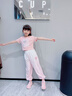 moonkids女童防蚊褲速干長褲夏季新款兒童運(yùn)動褲子2025薄款夏天冰絲休閑褲 18167粉色漸變防蚊褲 140 cm 曬單實(shí)拍圖