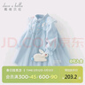 戴維貝拉（DAVE＆BELLA）兒童裙子春秋裝女童國(guó)風(fēng)漢服連衣裙寶寶網(wǎng)紗公主裙 曬單實(shí)拍圖