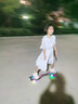 曼尼斯兒童二輪滑板車(chē)6到12歲初學(xué)者專(zhuān)業(yè)游龍板活力板男女孩子生日禮物8 基礎款-星云粉 曬單實(shí)拍圖