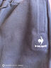 樂(lè )卡克（Le coq sportif）法國公雞男款三色系列經(jīng)典針織運動(dòng)長(cháng)褲 黑色/B01 M 曬單實(shí)拍圖